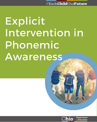 Explicit Intervention in Phonemic Awareness 