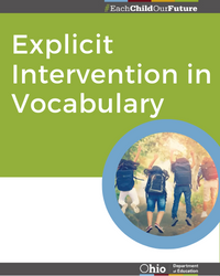 Explicit Intervention in Vocabulary 